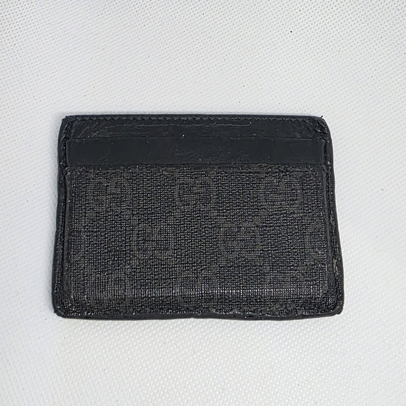 Gucci Black Card Holder with Red Snake Design - Picture 2 of 6